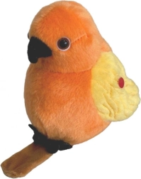Pajarito de peluche STEPPOS que repite y canta