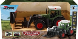 Tractor RC con pinzas para fardos 2.4 GHz 1:24