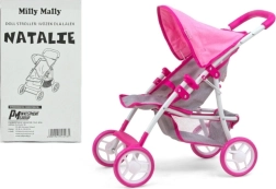 Cochecito para muñecas Milly Mally Natalie Prestige Pink