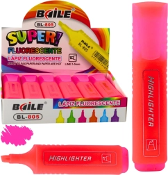 Rotulador fluorescente neón rosa intenso