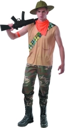 Disfraz de carnaval de cazador para adultos