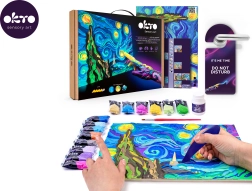 Set de arte OKTO La noche estrellada 30 × 40 cm