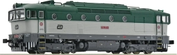 Locomotora diésel Roco ČD 750 Brejlovec, sonido digital H0