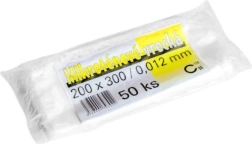 Bolsas de microteno 20 × 30 cm, 50 uds