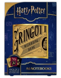 Set de blocs rayados A6 Harry Potter Magical Locations