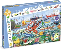Puzzle Djeco Misterios del mar 200 piezas