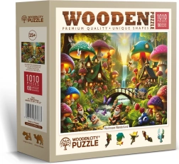 Puzle de madera Wooden City Reino de las maravillas de los hongos 1010 piezas