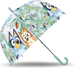 Paraguas infantil transparente manual BLUEY 46 cm