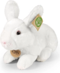 Conejito de peluche blanco tumbado 23 cm eco-friendly