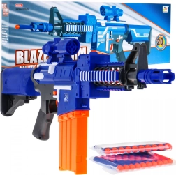 Rifle automática infantil BLAZE STORM con 20 dardos de espuma y visor