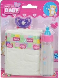 NBB set biberón, chupete y pañal para muñecas