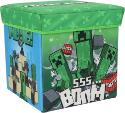 Caja de almacenamiento plegable y taburete COZY NOXXIEZ Minecraft