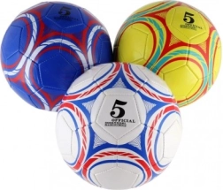 Balón de fútbol cosido de cuero 22 cm, 3 colores