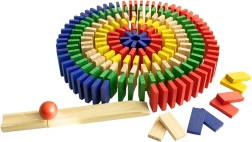 Dominó de madera de colores de 400 piezas 2Kids Toys
