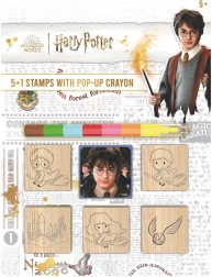 set de sellos con crayón Harry Potter 5+1