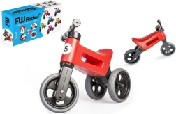 Bicicleta de equilibrio Funny Wheels Rider Sport 2 en 1 para niños – Roja