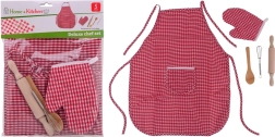 Set de cocina infantil con delantal y manopla