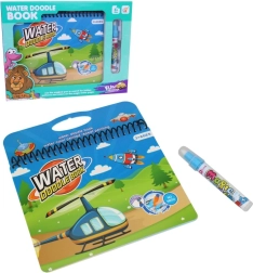 Pintar con agua: Medios de transporte para niños