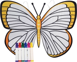 Alas de mariposa para colorear – set creativo amarillo