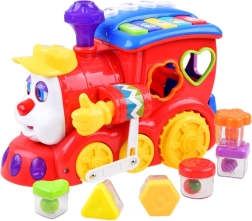 Locomotora interactiva con reconocimiento de formas y sonidos