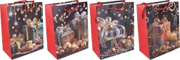 Bolsa de regalo navideña L 30 × 41 × 12 cm