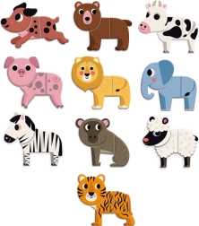 Vilac Imanes de madera Animales divertidos