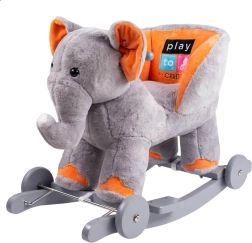 Elefante de peluche balancín y correpasillos con melodía PLAYTO