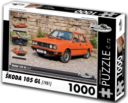 Puzle Škoda 105 GL 1981 - 1000 piezas