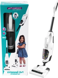 Aspiradora eléctrica infantil vertical a pilas 2 en 1