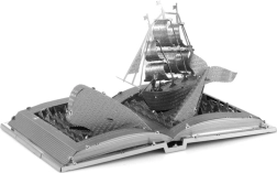 Metal Earth rompecabezas 3D metálico Libro: Ballena blanca