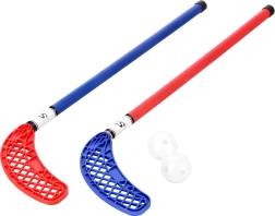 Set de sticks y pelotas de floorball NILS para principiantes