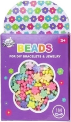 Set de cuentas florales con cordón de 1 m