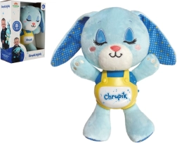 Conejito Chrupík – peluche para dormir con luz y sonidos a pilas para niños 6m+