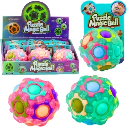 Rompecabezas de bolas mágico que brilla en la oscuridad