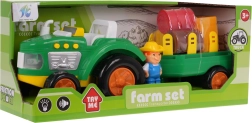 Set de juego con tractor y granjero