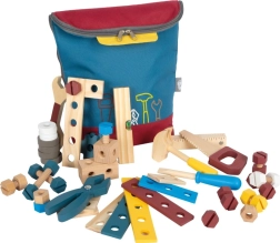 Mochila infantil con herramientas de madera SMALL FOOT Workshop