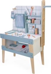2Kids Toys hospital de madera: juguete médico con accesorios y panel de rayos X iluminado