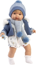 Muñeca realista SASHA con sonidos y cuerpo blando - 38 cm