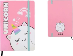 Cuaderno A5 con unicornio en tapa dura