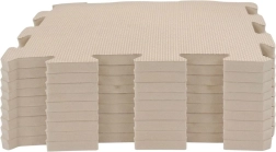 NIDO NIDO alfombra de juego de espuma tipo puzzle sandstone (9 piezas)