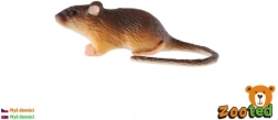 Figura de plástico de ratón doméstico 7 cm en bolsa