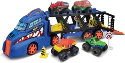 Tráiler con pista para monster trucks de 45 cm