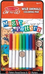 Melissa & Doug libro para colorear mágico – animales salvajes