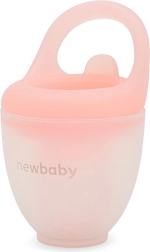 Dosificador de fruta y verdura de silicona NEW BABY, rosa