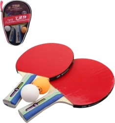 Set de pala de ping-pong y 2 pelotas