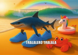 Puzzle BrainRots: Tralalero Tralala 200 piezas