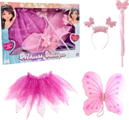 Set infantil pequeña princesa mariposa con alas