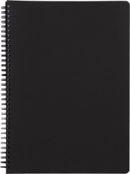 Bloc de anillas Classic A4 negro