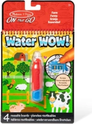 Libro para pintar con agua granja con bolígrafo MELISSA & DOUG Water Wow