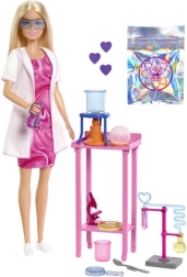 Muñeca Barbie científica con set de laboratorio